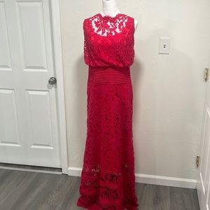 Tadashi pinkish lace dress